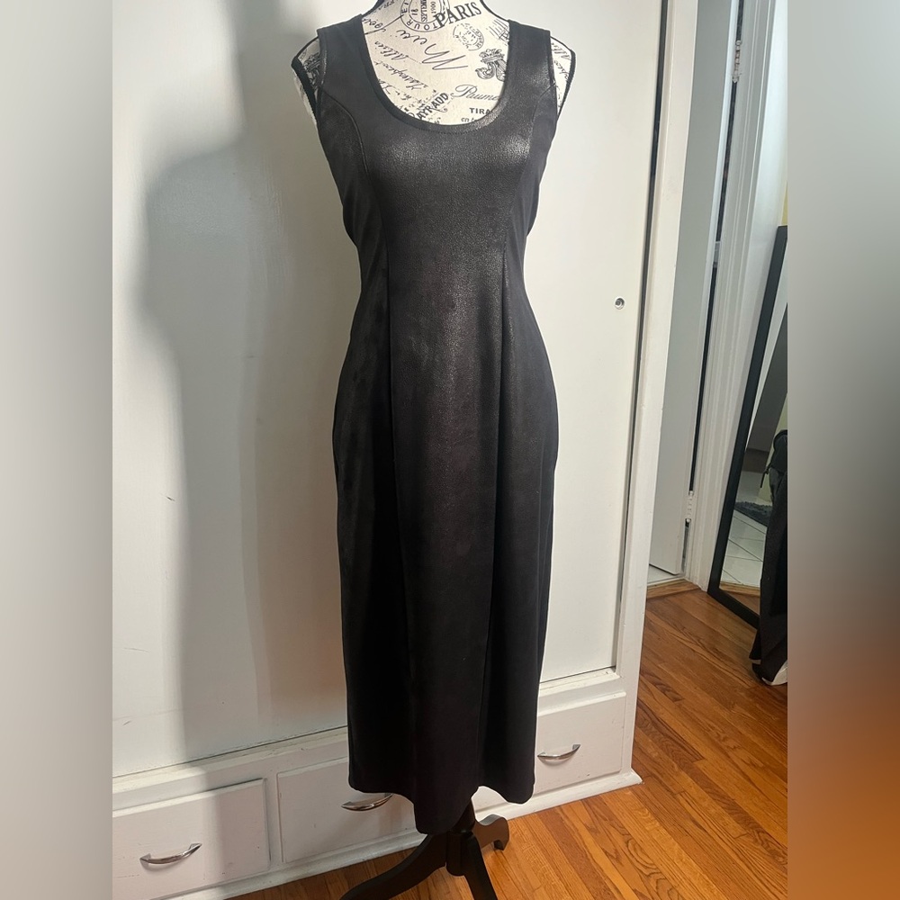One of a kind “Faux Leather” dress